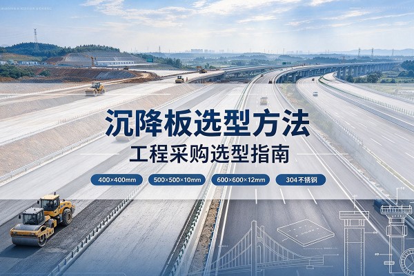 彭水沉降板选择方法