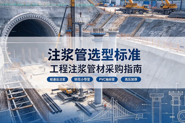 彭水注浆管选型标准