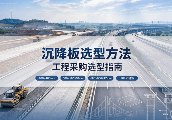 彭水沉降板选择方法